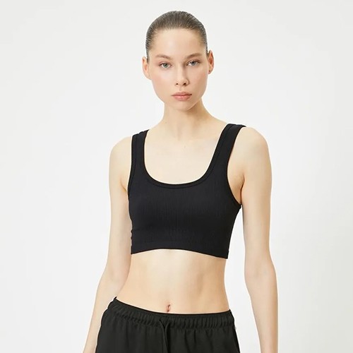 کراپ سیملس KOTON رنگ مشکی سایز L